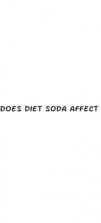 does diet soda affect your blood sugar