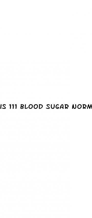 is 111 blood sugar normal after eating