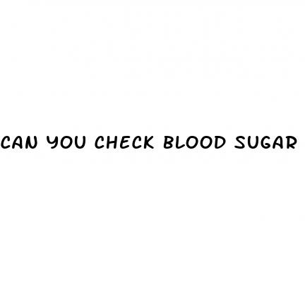 can you check blood sugar levels without pricking finger