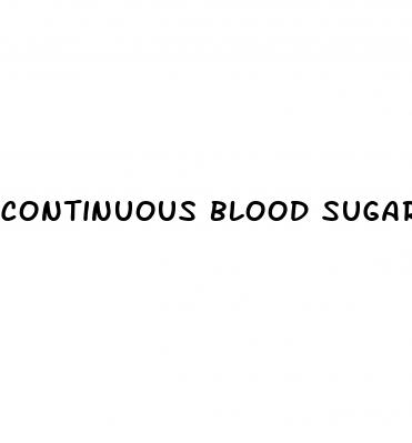 continuous blood sugar monitor for diabetics