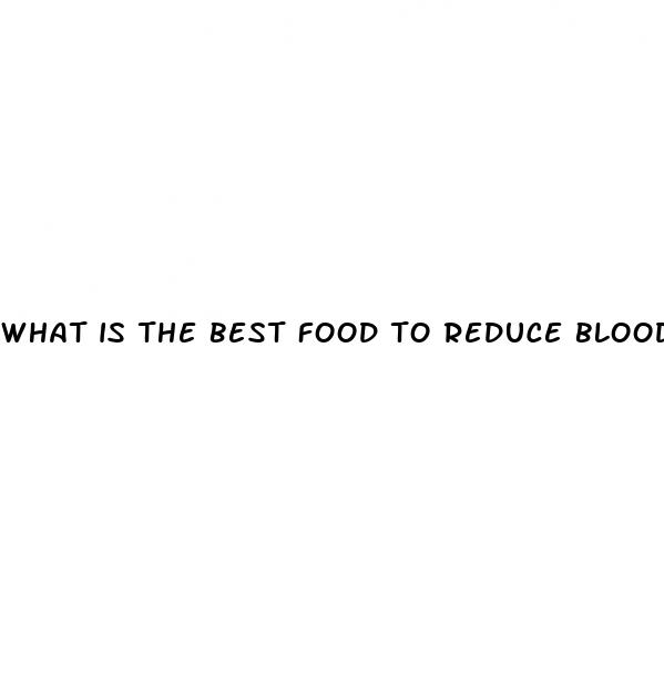 what is the best food to reduce blood sugar