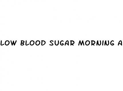 low blood sugar morning after drinking