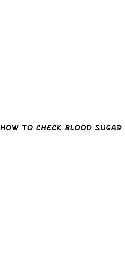 how to check blood sugar with contour
