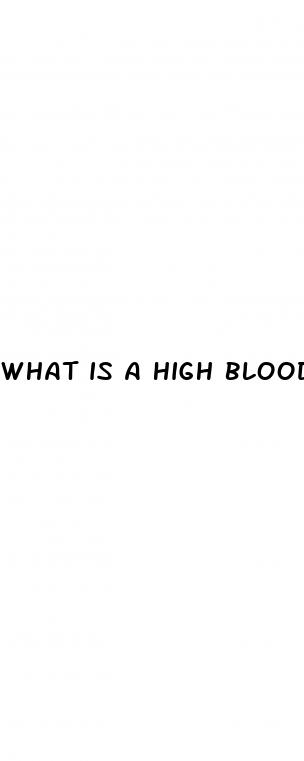 what is a high blood sugar range