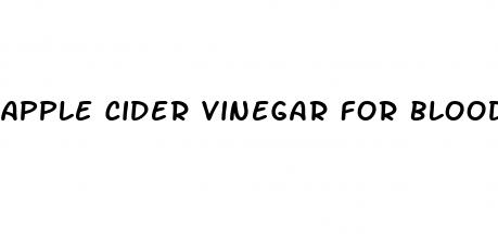 apple cider vinegar for blood sugar balance