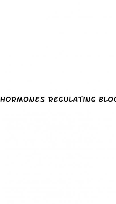 hormones regulating blood sugar