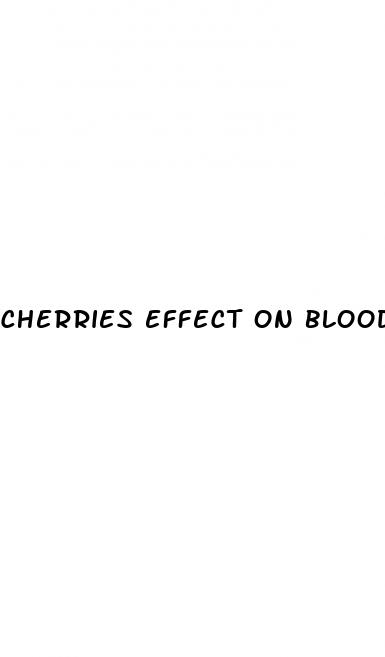 cherries effect on blood sugar