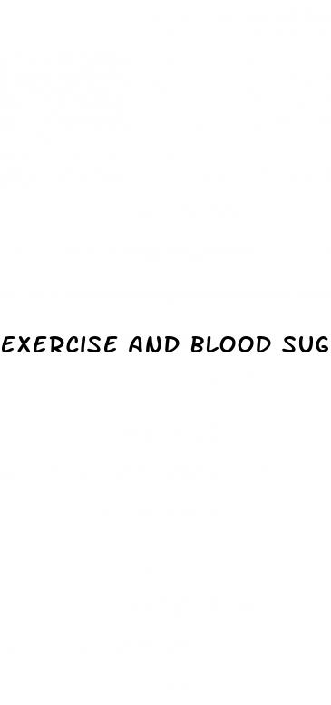 exercise and blood sugar