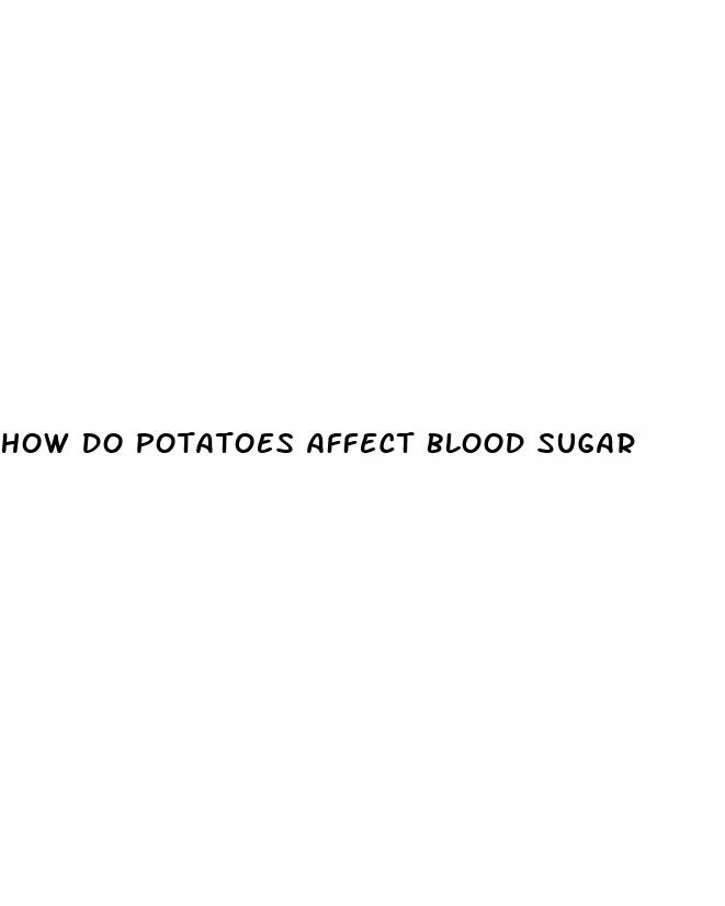 how do potatoes affect blood sugar