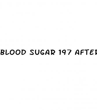 blood sugar 197 after meal