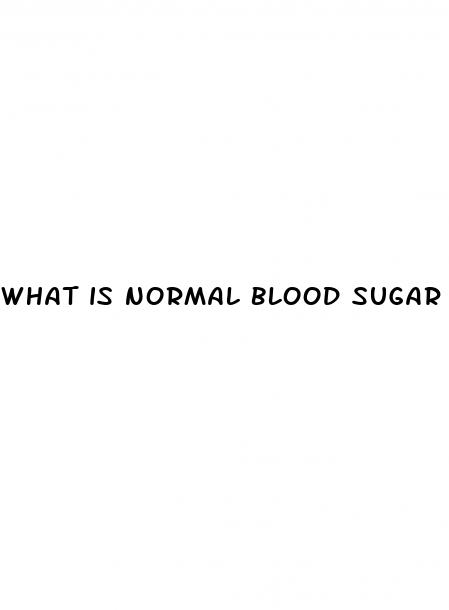 what is normal blood sugar levels