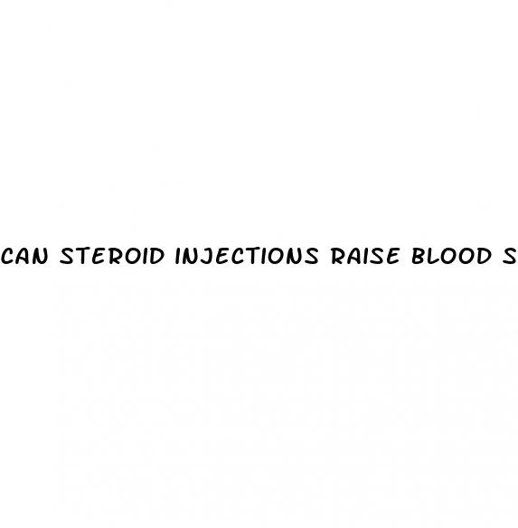 can steroid injections raise blood sugar
