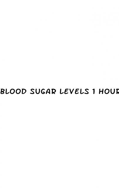 blood sugar levels 1 hour after eating