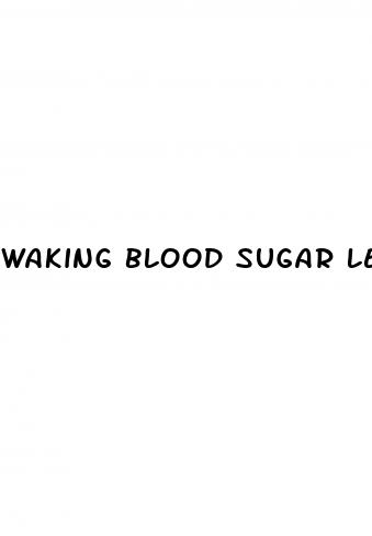 waking blood sugar levels