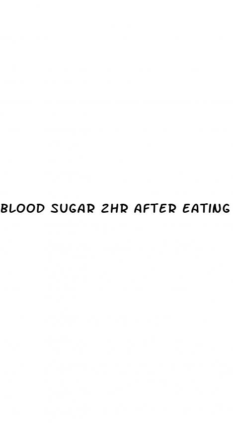 blood sugar 2hr after eating