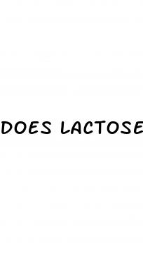 does lactose affect blood sugar