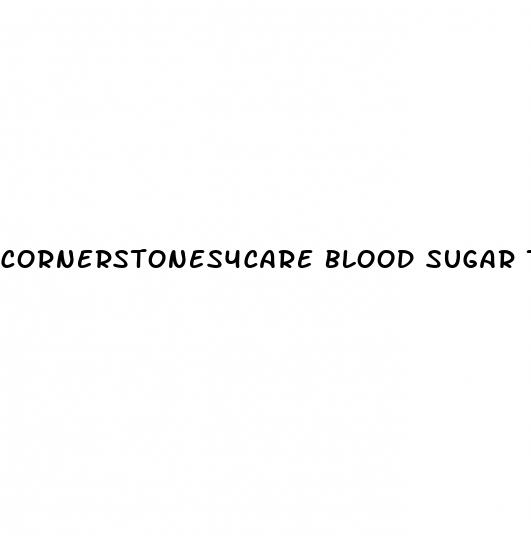 cornerstones4care blood sugar tracker