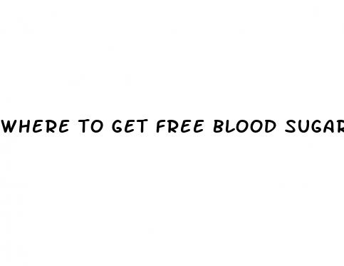 where to get free blood sugar test