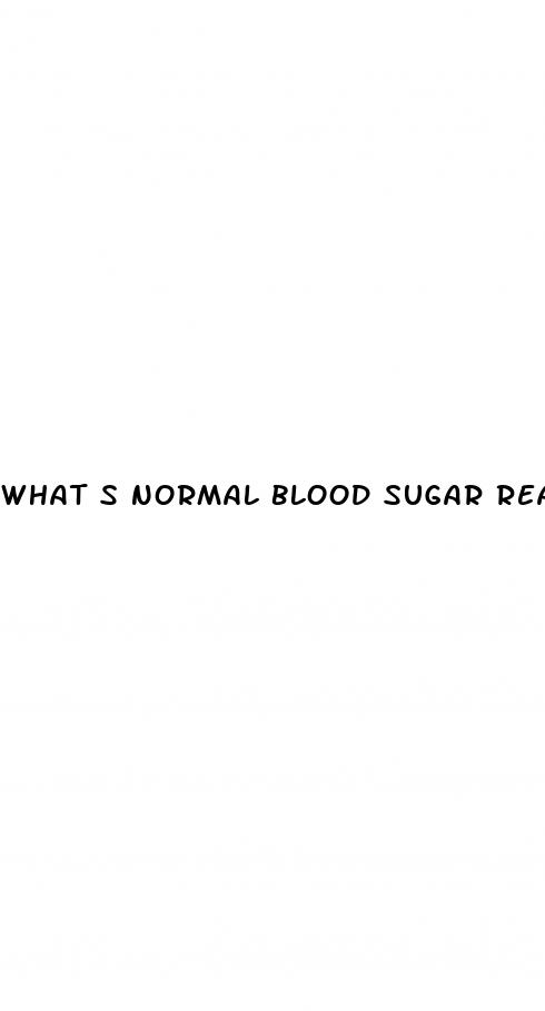 what s normal blood sugar readings