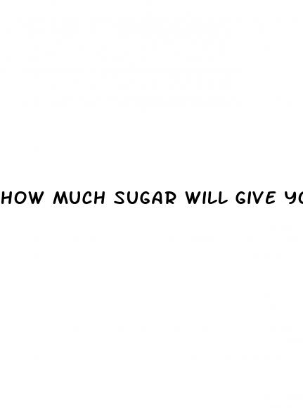 how much sugar will give you diabetes