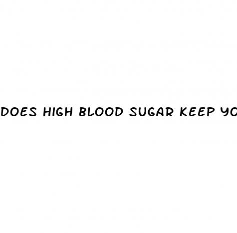 does high blood sugar keep you awake