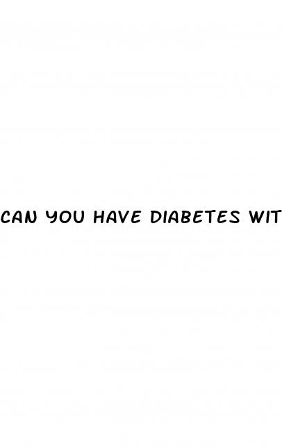 can you have diabetes without high blood pressure