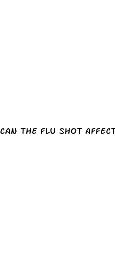 can the flu shot affect blood sugar