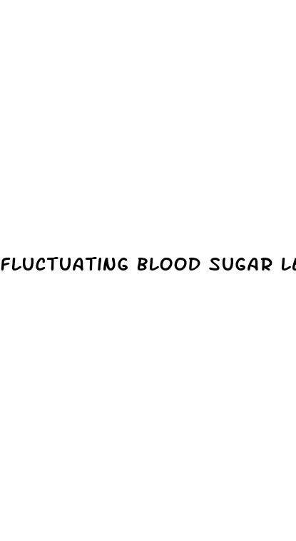 fluctuating blood sugar levels symptoms