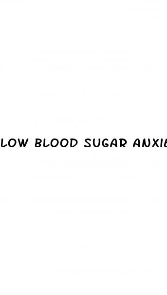 low blood sugar anxiety morning
