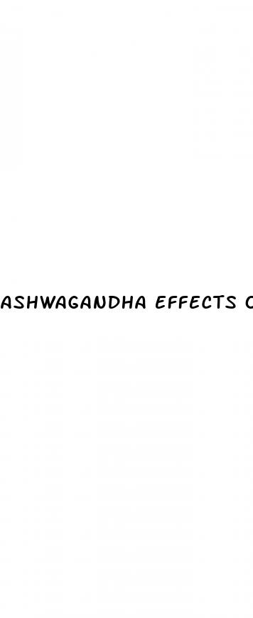 ashwagandha effects on blood sugar