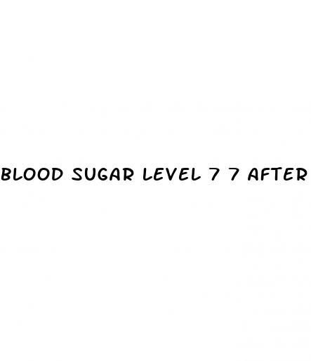 blood sugar level 7 7 after fasting
