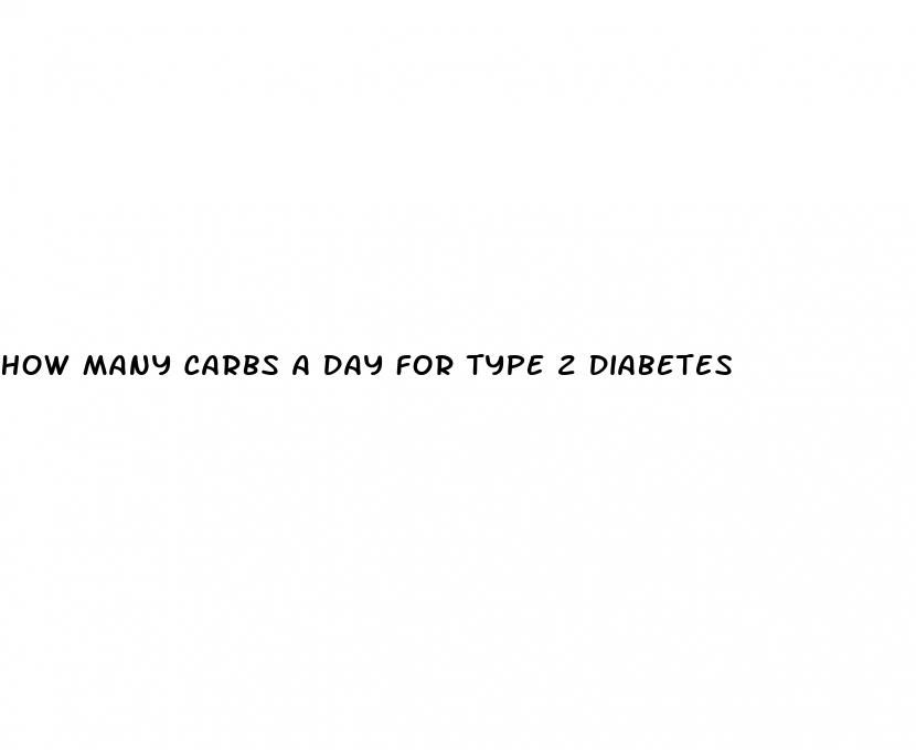 how many carbs a day for type 2 diabetes