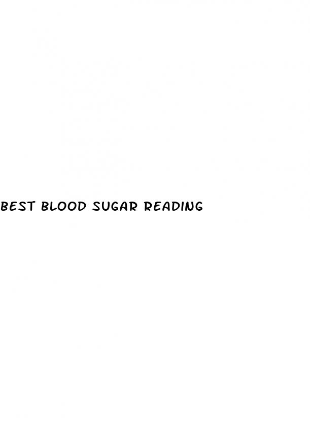best blood sugar reading