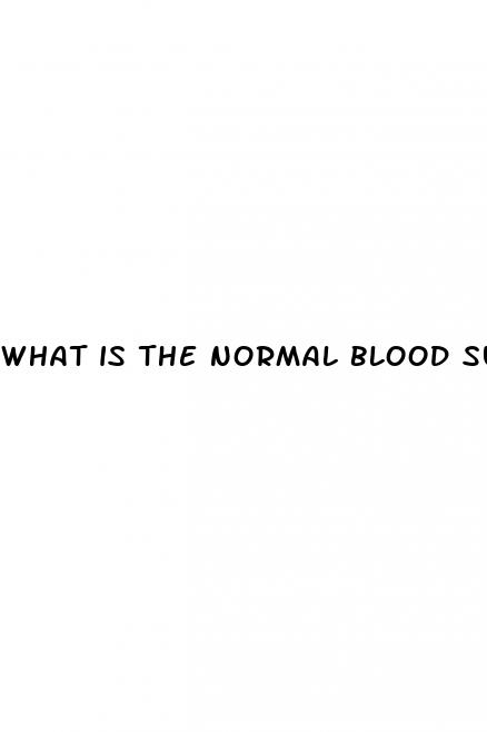what is the normal blood sugar when fasting