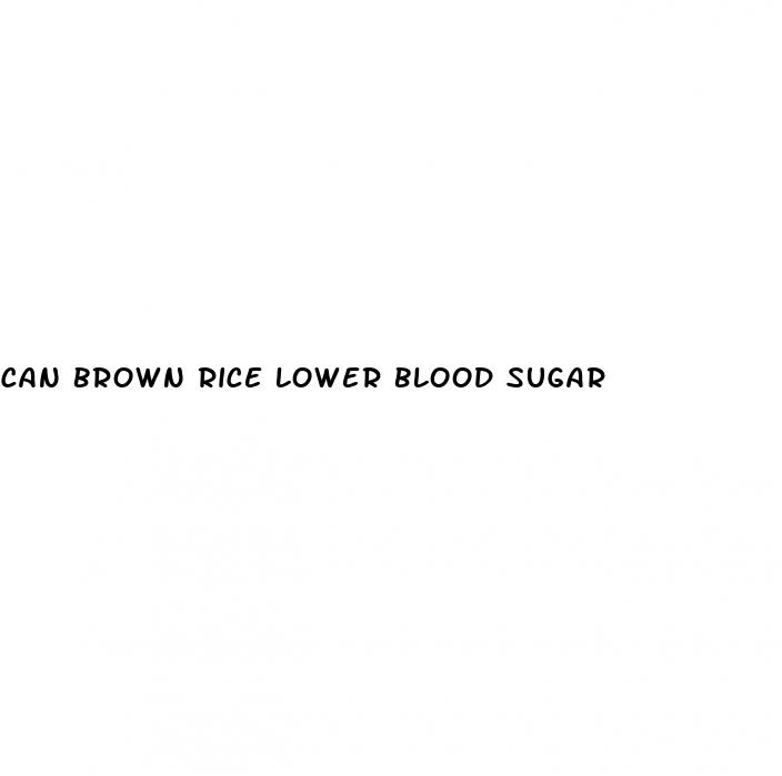 can brown rice lower blood sugar