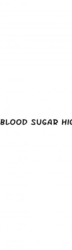 blood sugar high when not eating