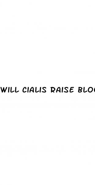 will cialis raise blood sugar