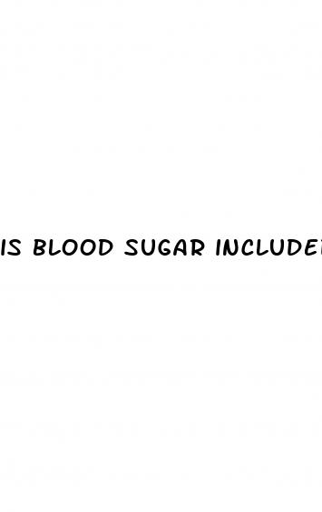 is blood sugar included in cbc