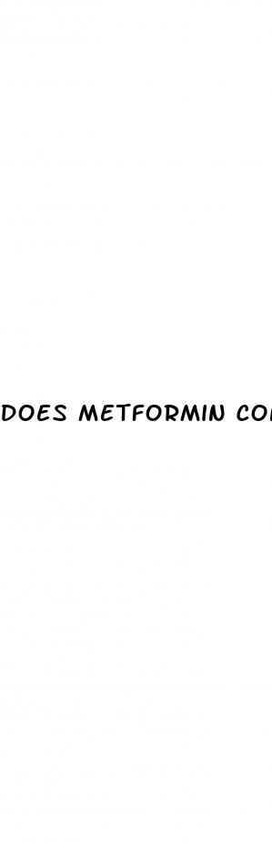 does metformin control blood sugar