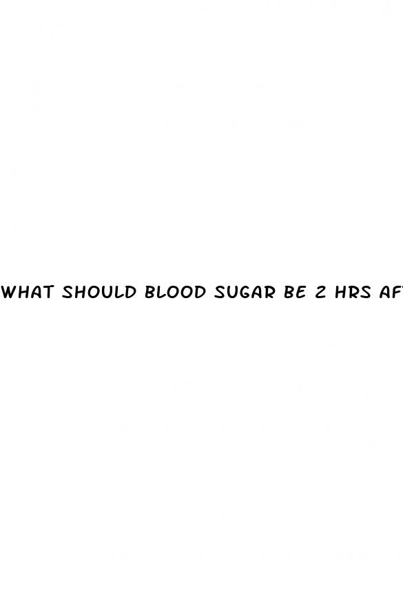 what should blood sugar be 2 hrs after eating