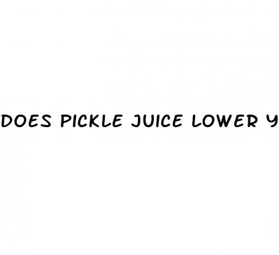 does pickle juice lower your blood sugar