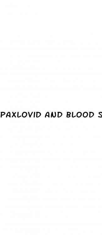 paxlovid and blood sugar