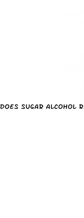 does sugar alcohol raise blood sugar levels