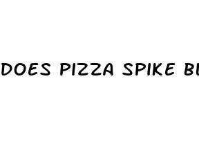 does pizza spike blood sugar