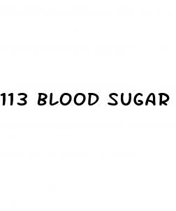 113 blood sugar after eating