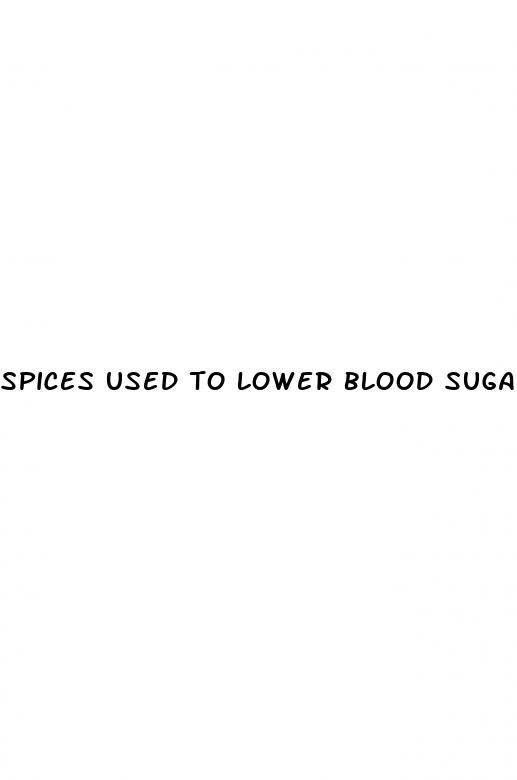 spices used to lower blood sugar