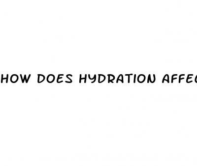 how does hydration affect blood sugar