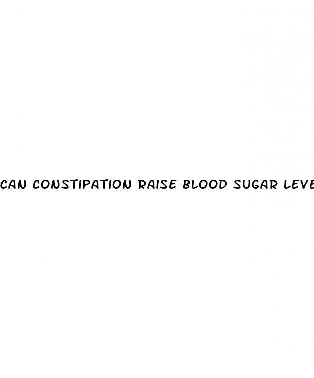 can constipation raise blood sugar levels