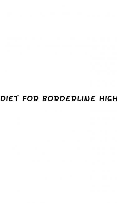 diet for borderline high blood sugar