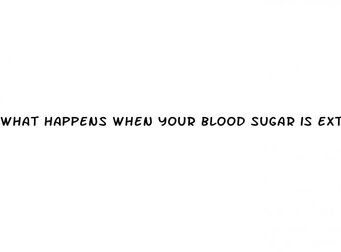 what happens when your blood sugar is extremely low